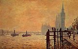 The Thames below Westminster by Claude Monet
